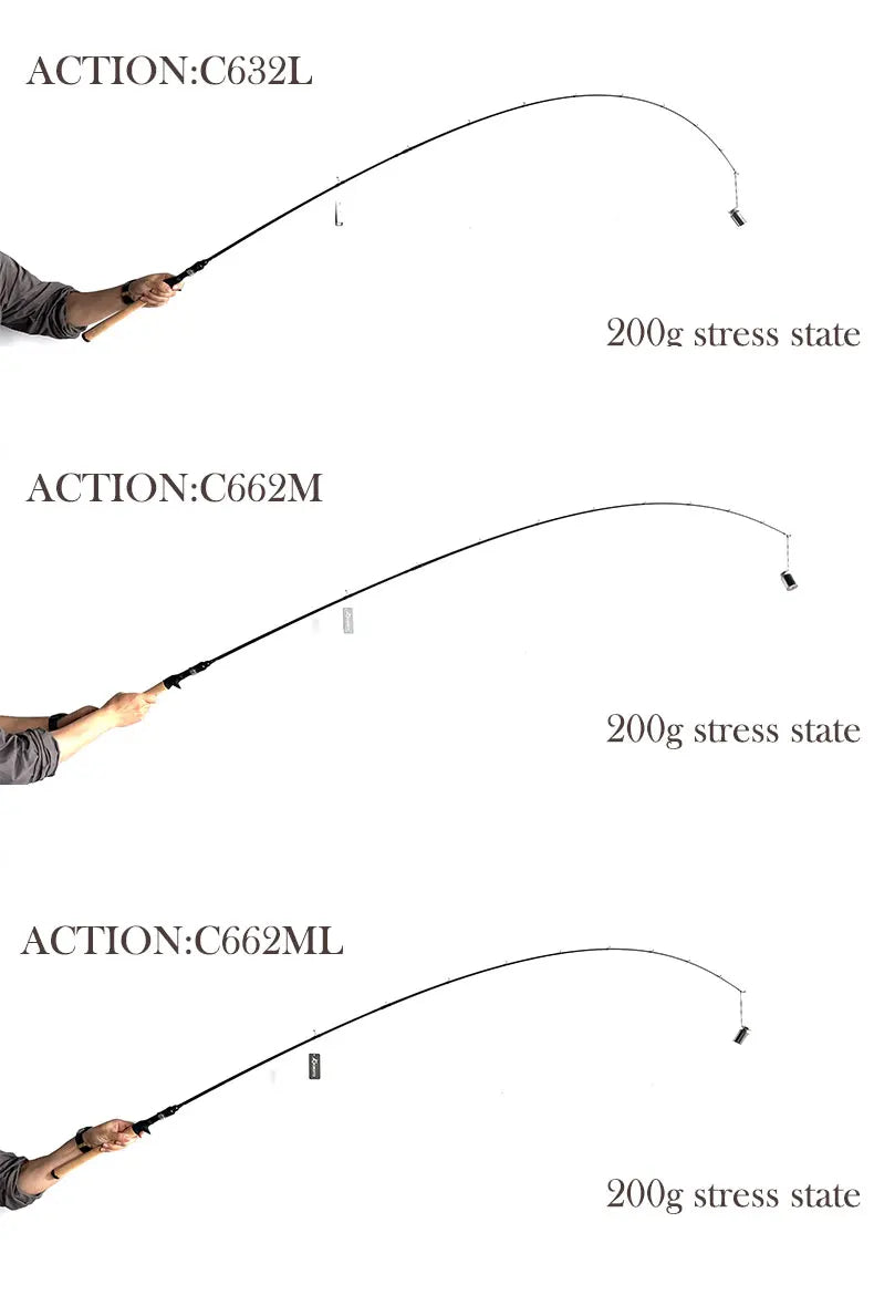 Kyorim CARZA2 LURE ROD Spinning/Casting Fishing Rod 2 Sections Freshwater Japan FUJI Reel Seat,K Guide 1.91M 1.98M MF Action